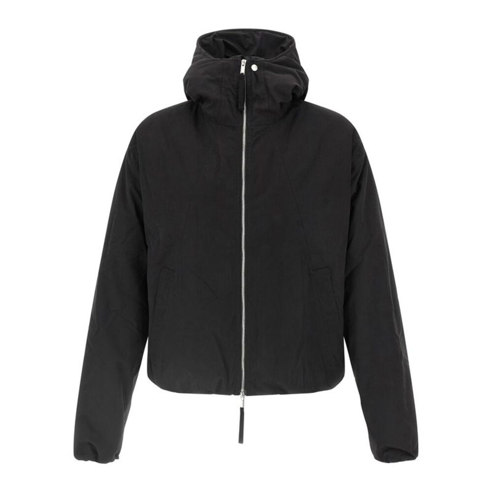 Thom Krom Black Polyester Shell Men's Jacket